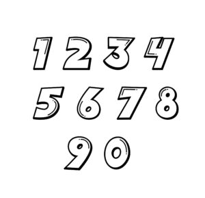 Rakam boyama sayı boyama