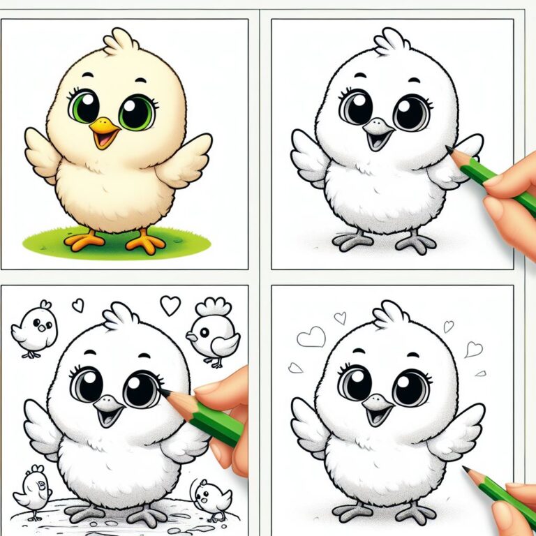 Civciv Boyama Sayfaları PDF indir