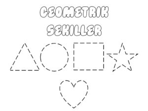 Eğitici Boyama Şekil Çalışmaları PDF indir