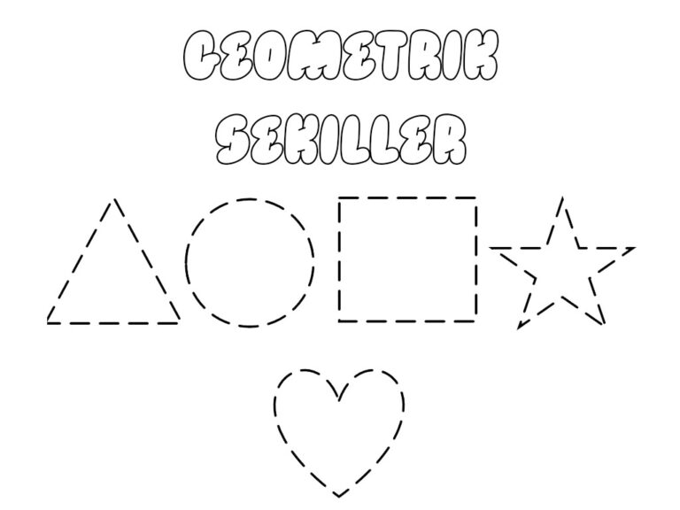 Eğitici Boyama Şekil Çalışmaları PDF indir