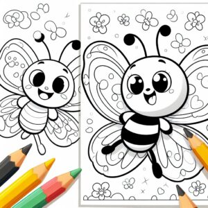 Kelebek Boyama Sayfaları PDF