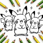 Pikachu Boyama Sayfaları Kitabı PDF
