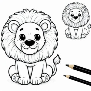 Aslan Boyama Sayfaları PDF