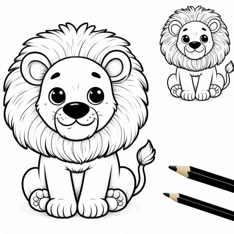 Aslan Boyama Sayfaları PDF