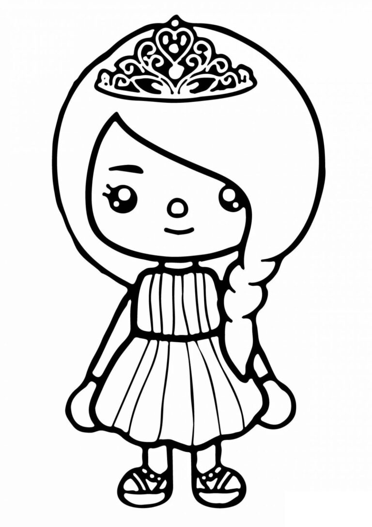 Toca Boca Boyama Sayfaları