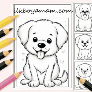 Köpek Boyama Sayfaları -4