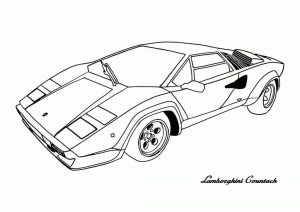 Lamborghini Boyama Sayfası - Countach