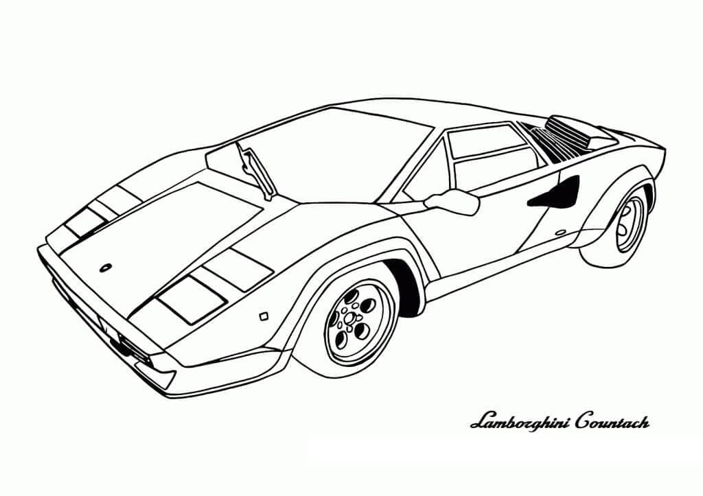 Lamborghini Boyama Sayfası – Countach