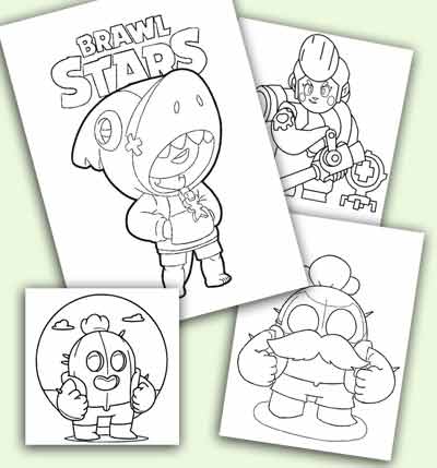 Brawl Stars Boyama Sayfaları-2
