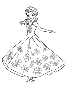 Elsa Boyama Sayfası