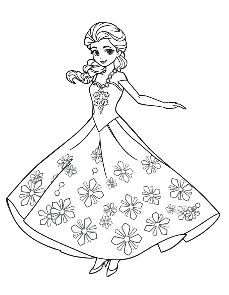 Elsa Boyama Sayfası