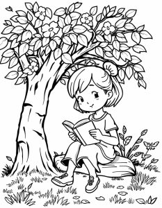 Kız Boyama Sayfası