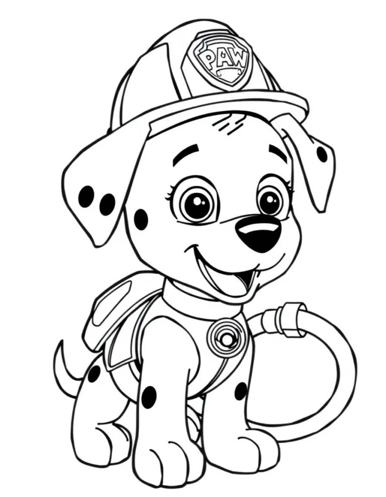 Paw Patrol - Marshall Boyama Sayfası