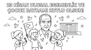 23 Nisan 2026 Boyama Sayfası