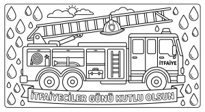Itfaiyeciler Gunu Kutlu Olsun Boyama Sayfası