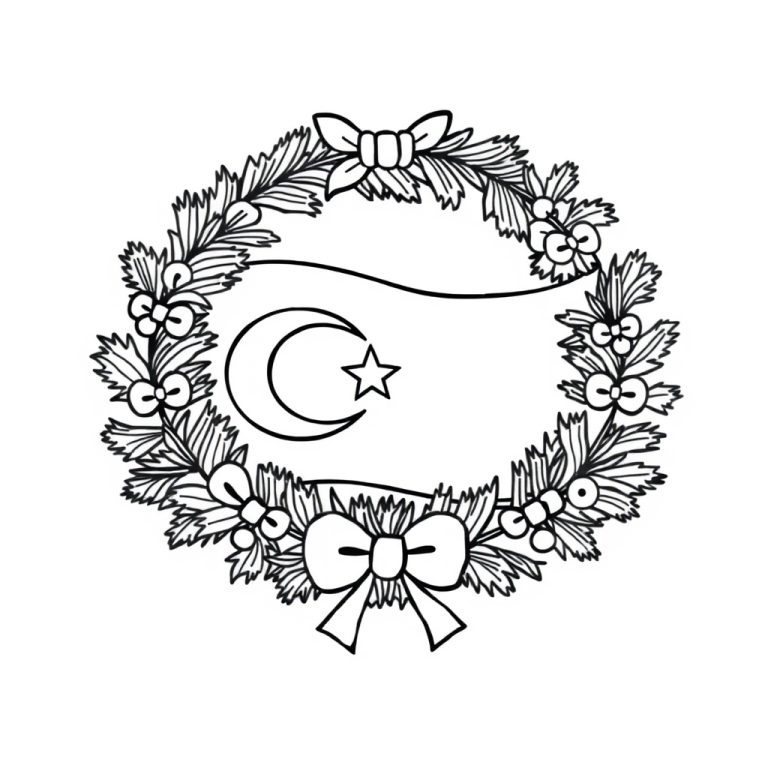Cumhuriyet Bayramı 2 Boyama Sayfası
