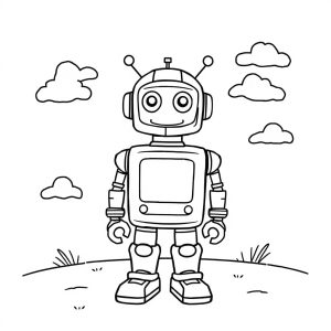 Robot 2 Boyama Sayfası