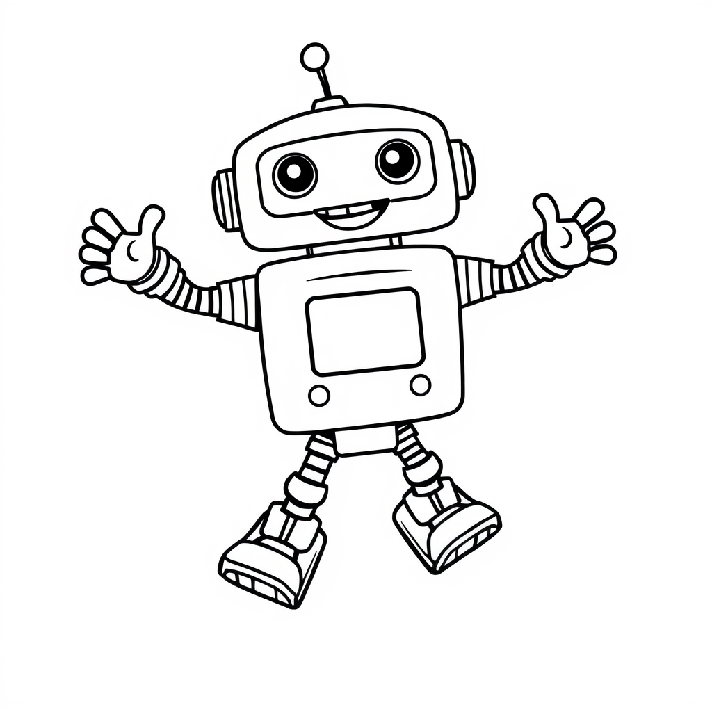 Robot 3 Boyama Sayfası